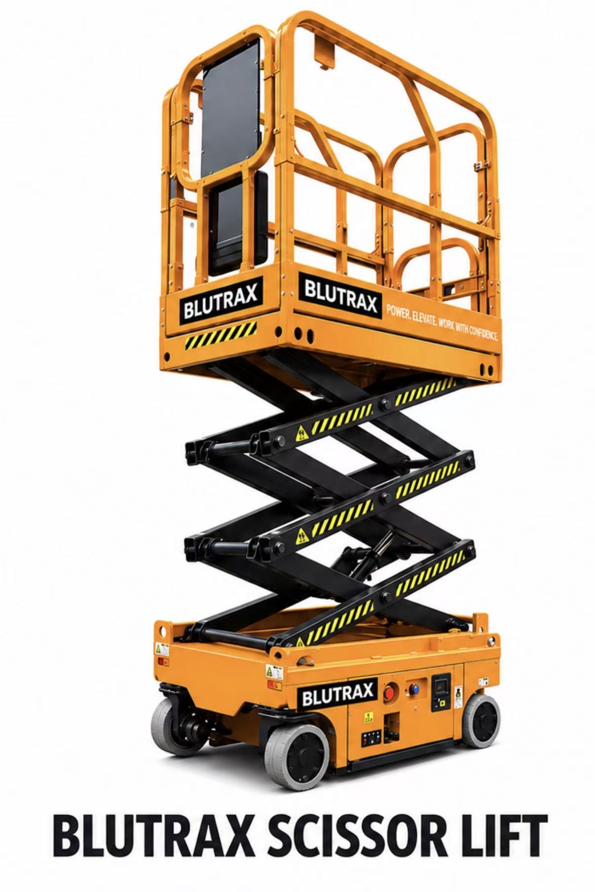Blutrax electric scissor lift